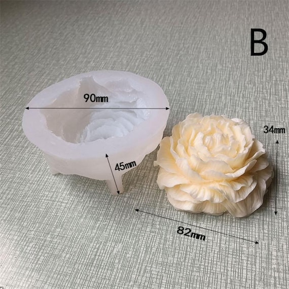 Wehous 2PCS Tulip Flower Silicone Molds 3D Floral Kenya