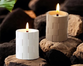 Concrete Candle Jar Mold, Candle Vessels Silicone Mold, Planter Pot Mold, Epoxy Resin Mold, Plaster Jesmonite Mold, Casting Mold