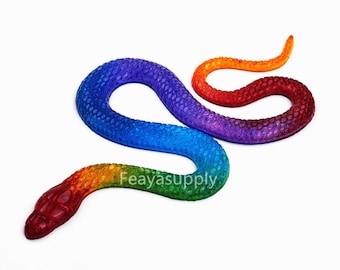 Snake Silicone Mold, Large Viper Mold, Snake Earring Mold, Epoxy Resin Mold, Jewelry Making Mold, Resin Art Crafting Mold