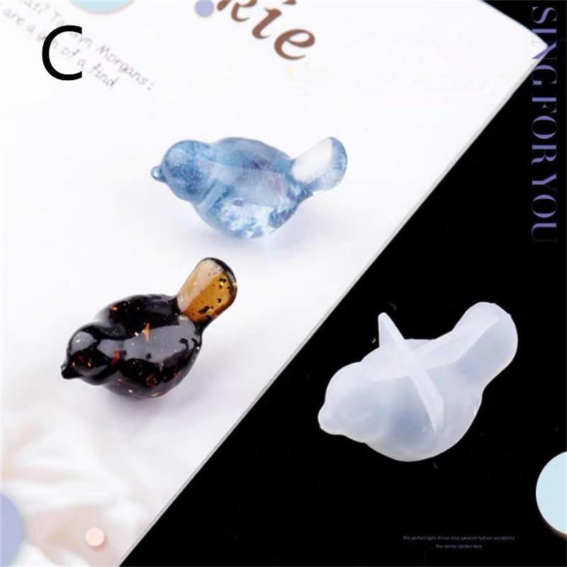 Stampo In Silicone Per Uccelli 3D, Stampo Per Candele A Forma Di