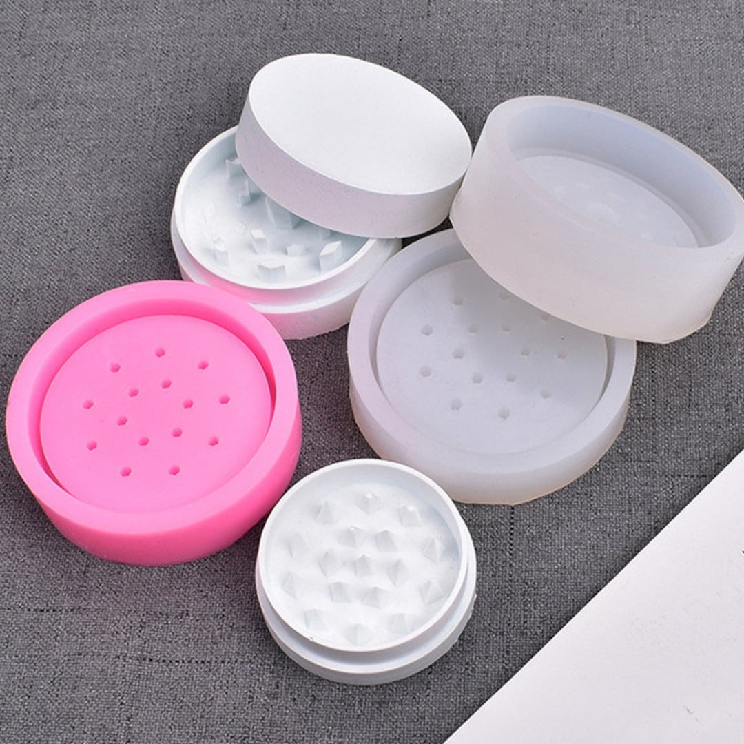 Grinder Mold for Resin, Weed Grinder Silicone Mold, Herb Grinder Mold