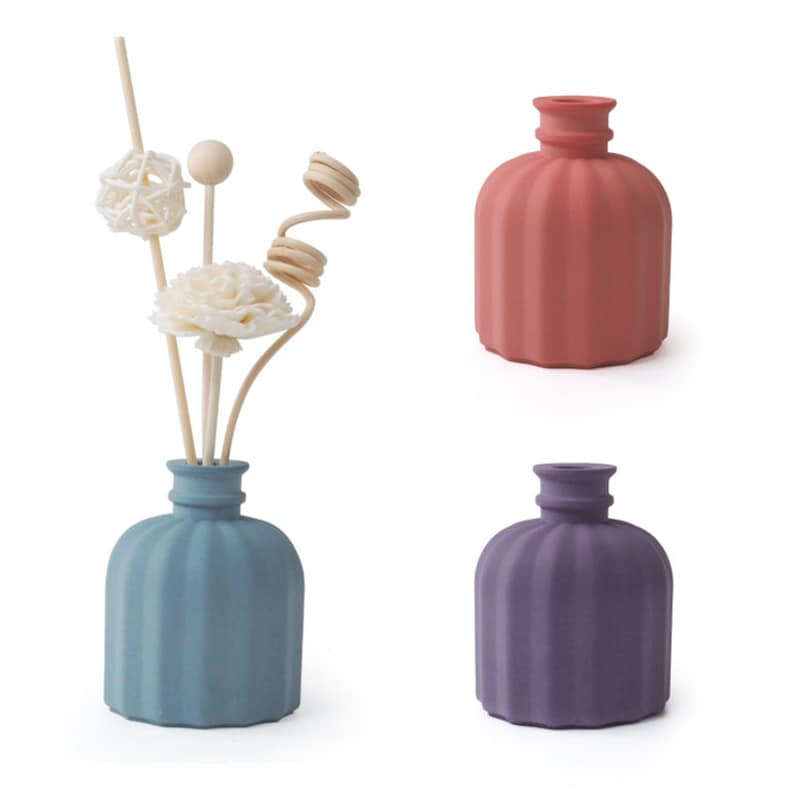 Vase Silicone Mold, Mini Flower Vase Concrete Cement Raysin Home Decoration Moulds, Jesmonite Mold, Silicone Casting Molds image 7