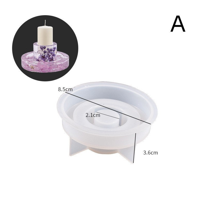 Stampo In Silicone Per Portacandele A Forma Di Casa – Set Da 4 Pezzi, Per Resina, Gesso E Cera, Riutilizzabile, Fai Da Te