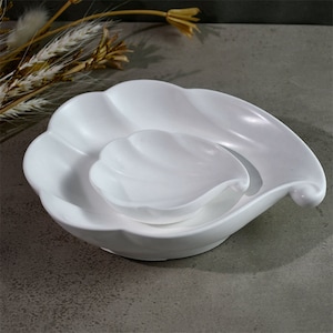 Cloud Shape Bowl Mold, Concrete Candle Jar Vessel Container Mold, Planter Pot Mold, Epoxy Resin Mold, Silicone Casting Mold