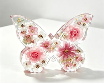 Large Butterfly Silicone Mold, Resin Flower Preservation Keepsake Mold Bookend Bookshelf Mold, Casting Mold, DIY Dried Flower Resin Art Mold