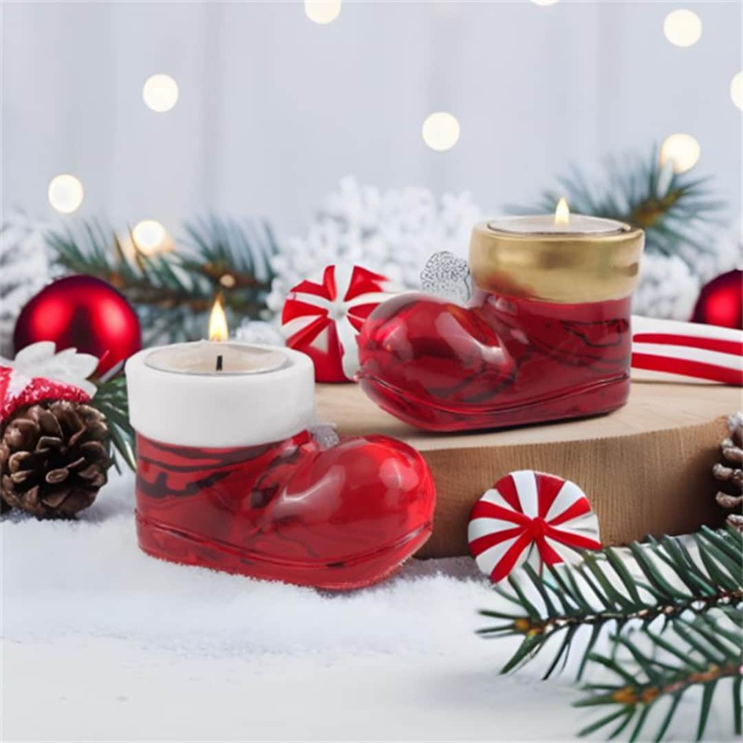 Kerzen Gießform Weihnachtsmann Liegend Schlafende Kerze Silikonform Diy Gipsform - Weiß