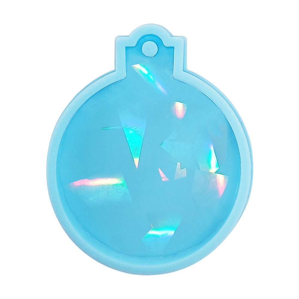 Holographic light bulb ornament silicone mold, resin mold, christmas m –  Easely Mixed Studio, LLC