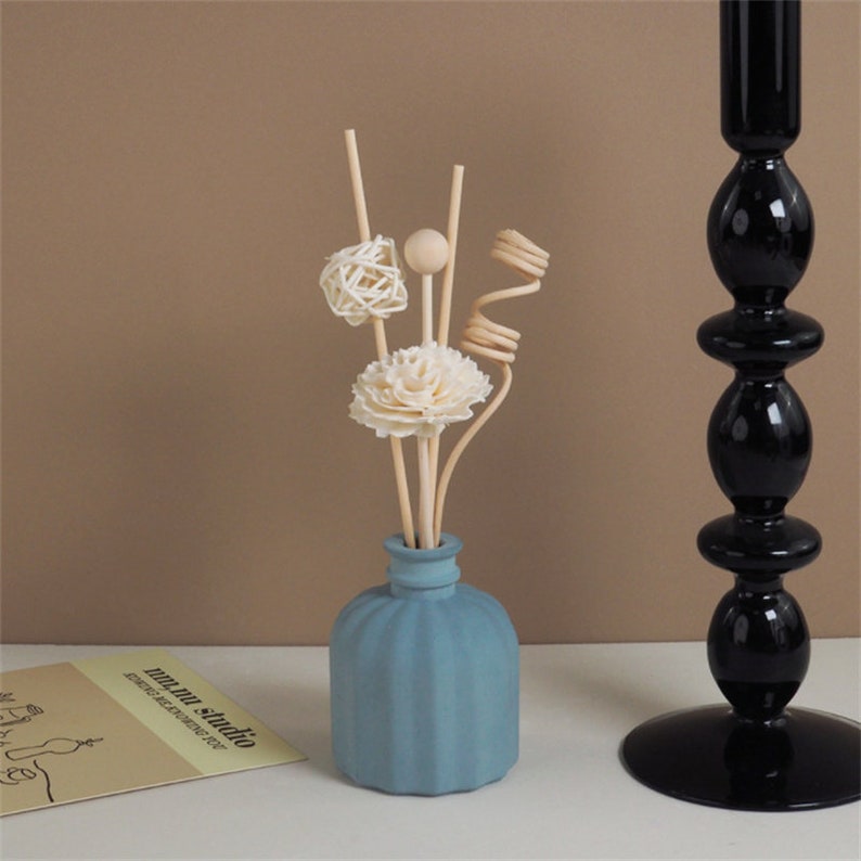 Vase Silicone Mold, Mini Flower Vase Concrete Cement Raysin Home Decoration Moulds, Jesmonite Mold, Silicone Casting Molds image 3