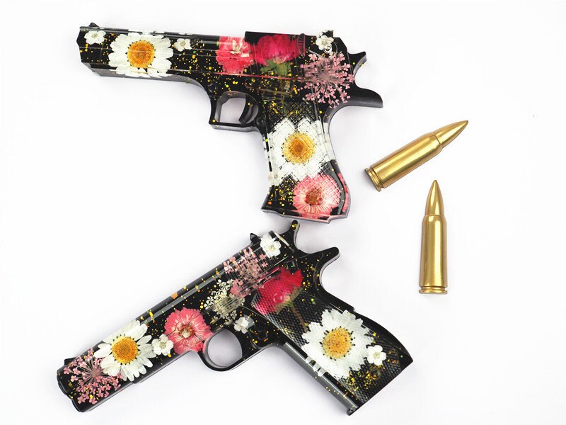 Gun Mold Large Pistol Resin Mold Shiny Gun Silicone Mold Etsy