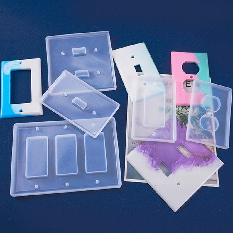 Light Switch Cover Resin Mold Outlet Cover Resin Mold Square Etsy