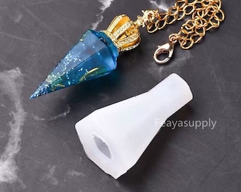 Moule De Rein En Cristal, Moule En Silicone De Faisceau En Cristal, Moule Epoxy De Résine D'epoxy De Pierre De Roche De Quartz, Moule En Cristal, Moule De Pendentif De Bijoux