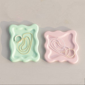 Irregular Tray Silicone Mold, Concrete Tray Mold Resin Jewelry Trinket Tray Mold Jesmonite Tray Mold Plaster Mold Casting Mold