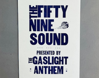 The Gaslight Anthem Poster -The '59 Sound - 12.5 in by 19 in