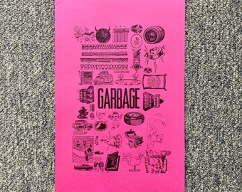 Garbage Poster - 12.5 in by 19 in