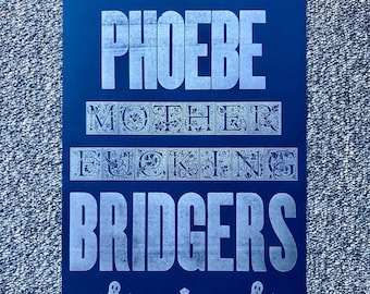 Phoebe Bridgers Poster -  12.5 in by 19 in