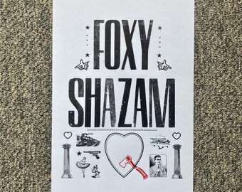 Foxy Shazam Poster - 12.5 in by 19 in
