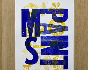MSPAINT Band Poster - 12.5 in by 19 in