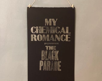 My Chemical Romance Poster - The Black  - 12.5 in by 23 in
