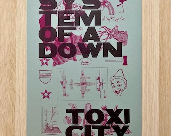 System of a Down Poster - Toxicity - 12.5 in by 19 in