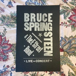 Bruce Springsteen Poster - 12.5 in by 19 in