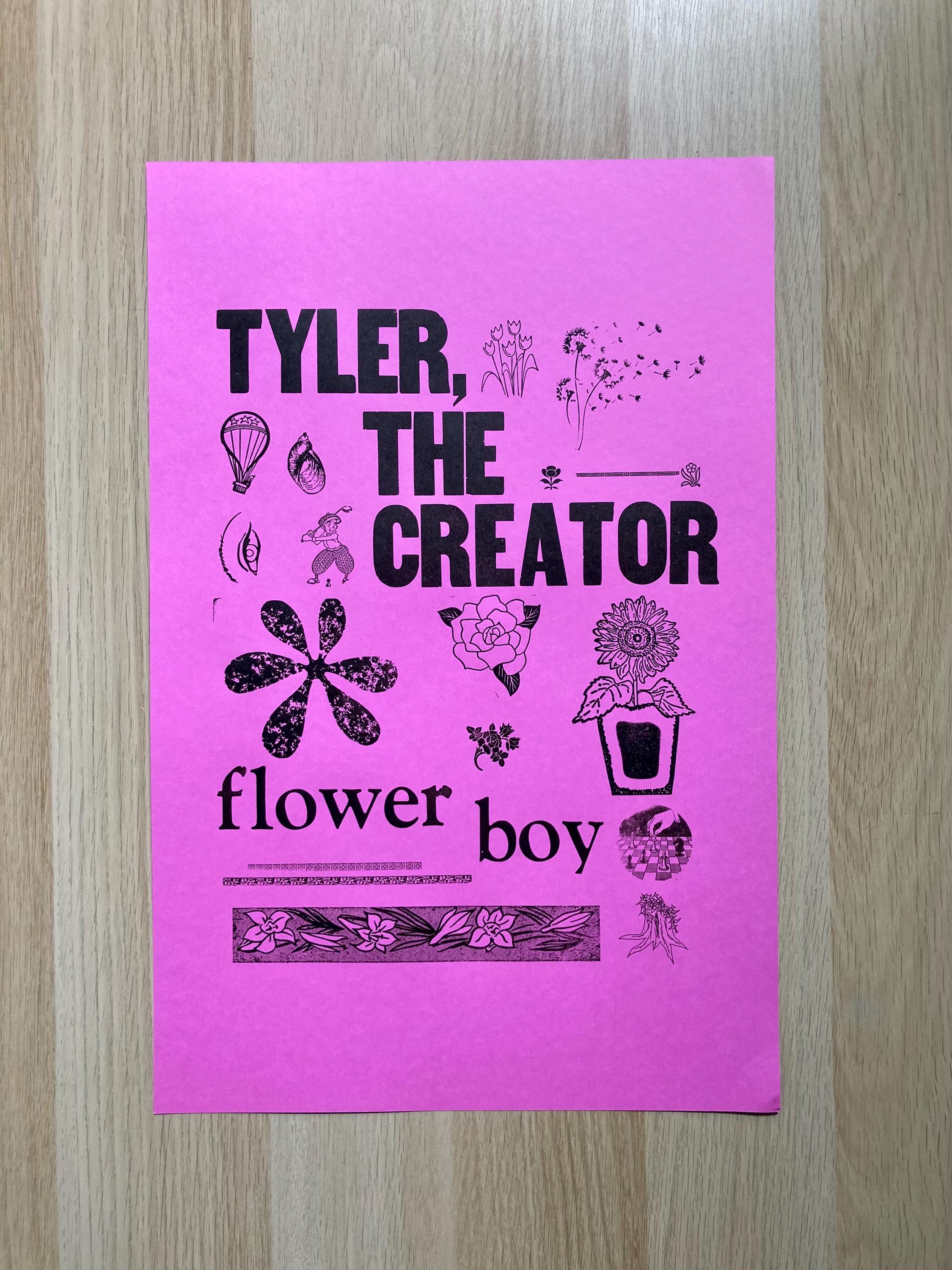 Póster de Tyler, The Creator - Flower Boy - 32 x 48 cm