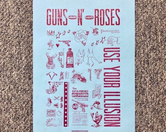 Guns N Roses Poster - 12.5 in by 19 in