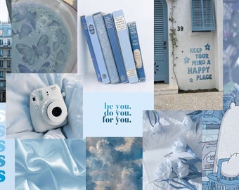 Baby Blue Aesthetic, Bright Blue Light, HD phone wallpaper