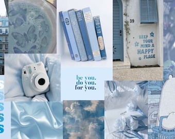 Light blue aesthetic hot sale wallpaper