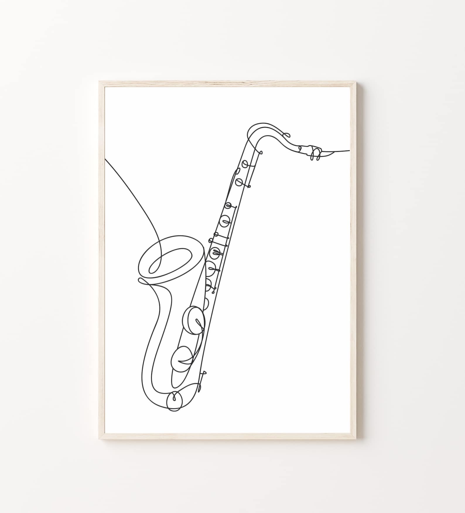 Set of 6 Music Prints. Black and white Minimalist Wall Art Etsy