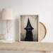 Halloween Printable Wall Art. Black Cat Halloween Rustic Print. Vintage ...