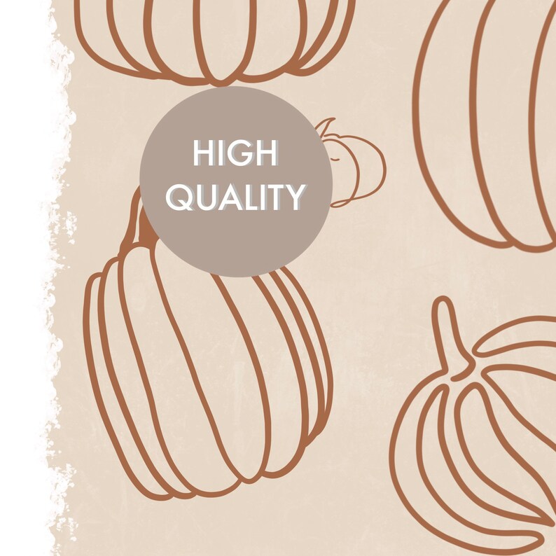 Minimalist Fall Set of 3 Prints. Autumn Wall Art Set. Pumpkins - Etsy