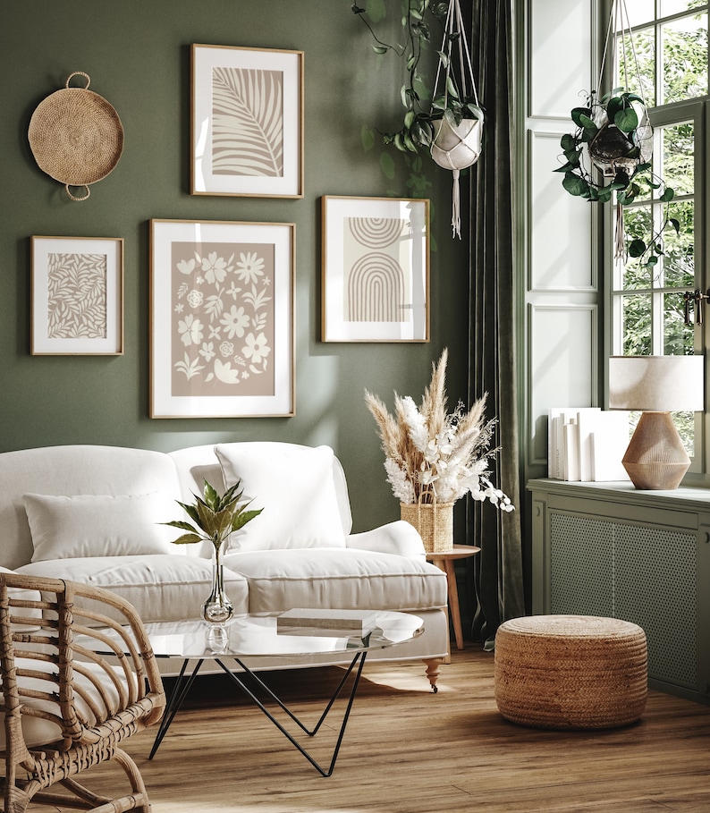 Neutral Colors Wall Decor Wall Art Set of 4 Digital Prints Etsy