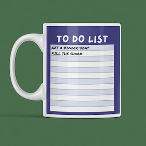 Jaws Coffee Mug / Jaws Movie Quote Coffee Mug/  Funny Coffee Mug / Gift For Movie Fans / 70s Films / Movie Themed Gifts  / Unique Coffee Mug