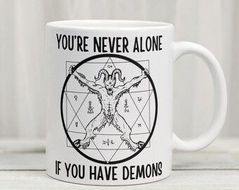 Funny Demons Coffee Mug – Novelty Meme Gift