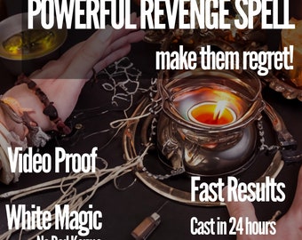 Powerful Revenge Spell to Hex Your Enemies - Cleansing Spell Casting - curse spell - Same Day Casting