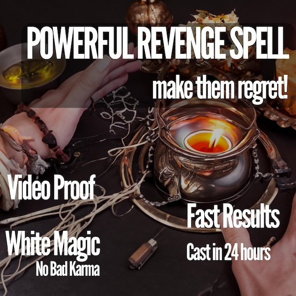 Powerful Revenge Spell to Hex Your Enemies - Cleansing Spell Casting - curse spell - Same Day Casting