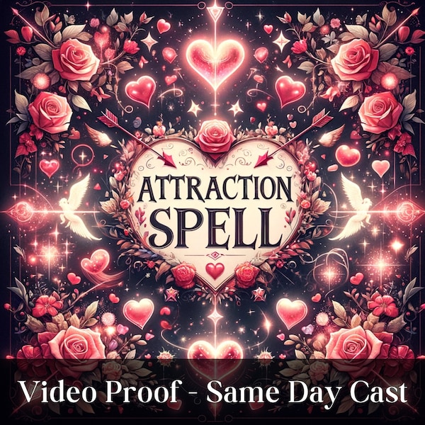 Powerful Extreme Attraction Spell - Magnetize Love & Desire - Video Proof - Intense Attraction Spell- Same Day Casting