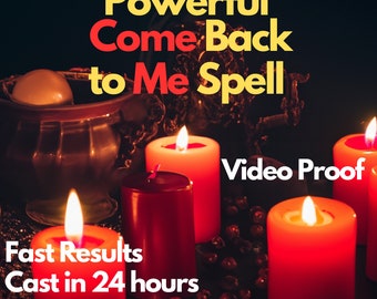 Come Back to Me Spell: Shamanic Ex Return, Same-Day Casting (PDF Guide)