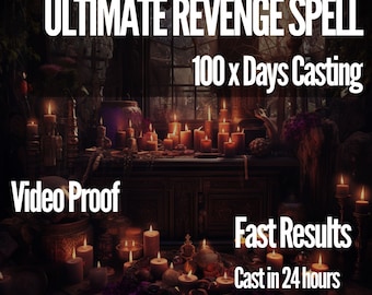 Ultimate Revenge Spell to Hex Your Enemies - Cleansing Spell Casting -  100 X Days Casting - curse spell - Same Day Casting