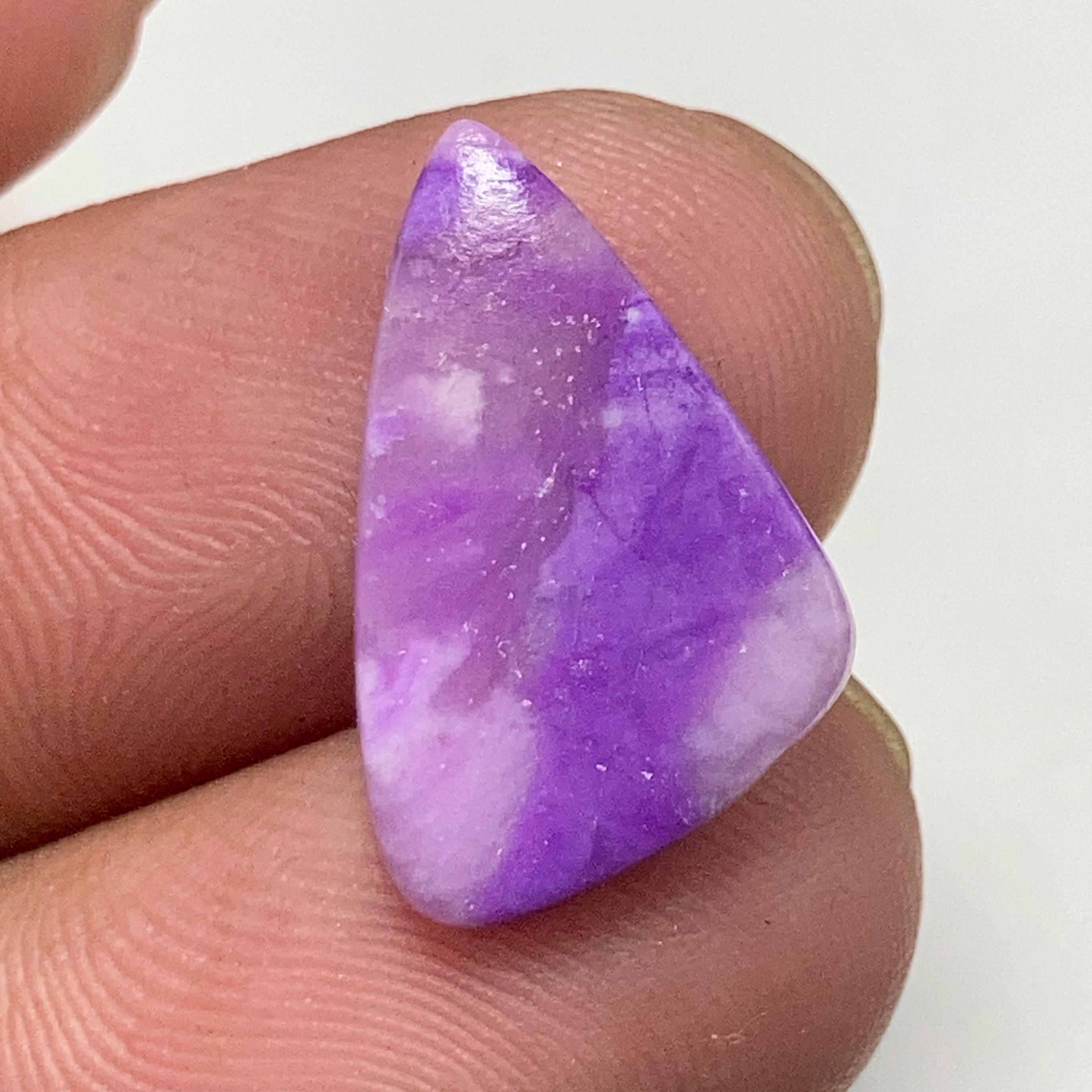 天然希少スギライト、フリーフォームカボション、19x12x3 MM、5 CTS