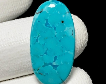 Bao Canyon Turquoise , Oval Cabochon, 25x13x4 MM, 11 CTS, Beautiful Cabochon, #18533