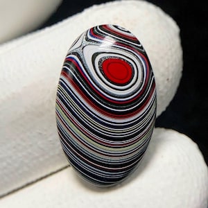 Fordite, Oval Cabochon, 20x13x4 MM, 4 CTS, Beautiful Cabochon, #15724