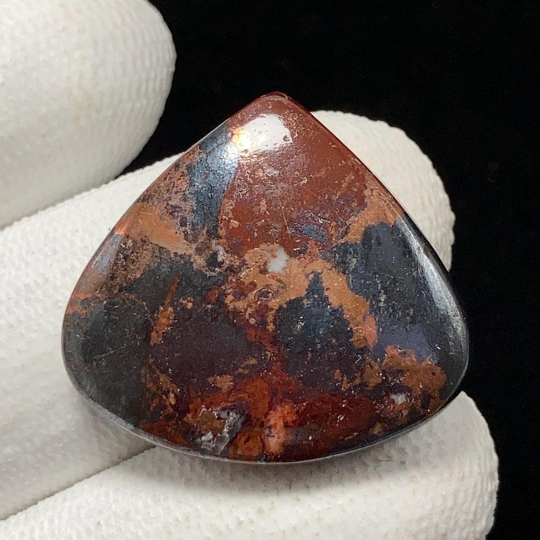 Native Copperstone Native Copper Dolomite AKA Dolostone , Pear Cabochon, 24x26x5 MM, 48 ...