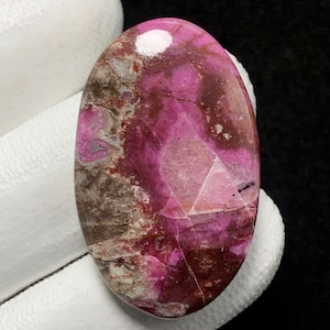 Cobalto Calcite AKA Aphrodite Stone, Oval Cabochon, 35x22x5 MM, 37 CTS, Beautiful Cabochon, #11979