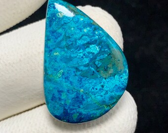 Natürliche Shattuckit, Freeform Cabochon, 26x19x5 MM, 21 CTS, Schöne Cabochon. #9937