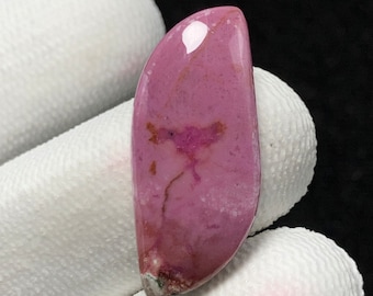 Pink Cobalto Calcite AKA Aphrodite Stone, Freeform Cabochon, 26x22x4 MM, 13 CTS, Beautiful Cabochon, #12196