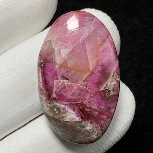Cobalto Calcite AKA Aphrodite Stone, Oval Cabochon, 32x20x6 MM, 32 CTS, Beautiful Cabochon, #11983