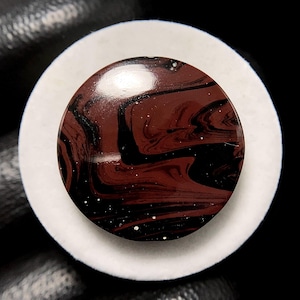 Leland Blue Stone , Sieber Agate , Round Cabochon, 24x5 MM, 29 CTS,Beautiful Cabochon,#19217
