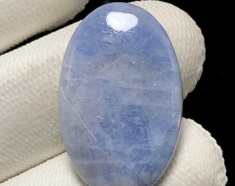 Hackmanite , Color Change UV Reactive, Fluorescence crystal , Oval Cabochon, 27x17x4 MM, 14 CTS, BeautifulCabochon,#16020