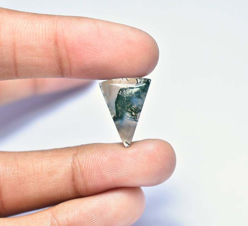 19x13x5 7 CTS Green Moss Agate Beautiful Cabochon MM Freeform Cabochon #947